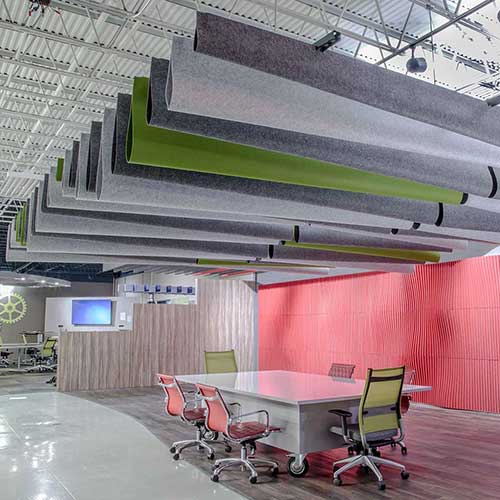  Turf  Drop Ceiling  Baffle  Office Furniture Interior 